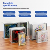 Boîte de rangement anti-poussière pour cartes de collection ETB, en acrylique magnétique avec protection UV, pour collection UPC 2026, sur mesure, offre exclusive