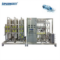 Machines de traitement de l'eau RO + EDI à deux étages en acier inoxydable SIPUXIN pour une purification efficace de l'eau à domicile