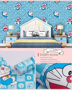 Giấy Dán Tường Hello Kitty Doraemon Hoạt Hình Phòng Trẻ Em Giá Tốt Nhất Giấy Dán Tường Trẻ Em