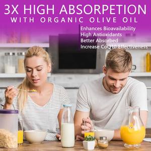 Оптовые капсулы CoQ10 OEM: Энергия, иммунитет, здоровье крови, веганская добавка для взрослых с поддержкой работы мозга - Product Image 5