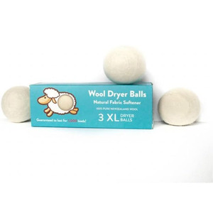 Palle riutilizzabili in <span class=keywords><strong>lana</strong></span> naturale <span class=keywords><strong>per</strong></span> <span class=keywords><strong>ammorbidente</strong></span> <span class=keywords><strong>per</strong></span> biancheria che riducono le rughe e accelerano i tempi di asciugatura - Product Image 2