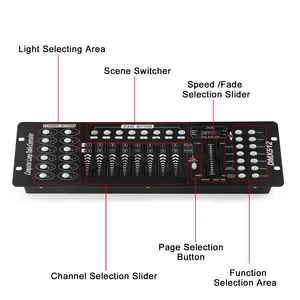 CNSLITE Mini operatör 192 kanal sahne ışık kontrolörü konsolu DMX 512 denetleyici
