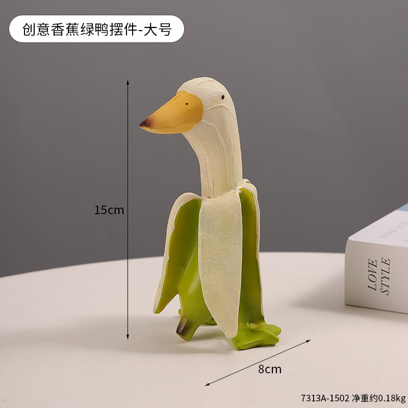 7313A-1502 Canard vert banane - Grande taille