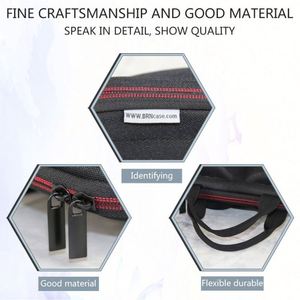 Étui de transport portable pour verres à vin en EVA personnalisable, résistant aux chocs, sac pour bouteille de vin rouge avec couleur personnalisée style anglais - Product Image 4