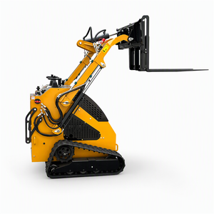 Elektrische compacte tracklader voor landbouw, ranch, landschapsaanleg en bouwwerkzaamheden, op batterijen werkende mini-skidsteer - Product Image 6