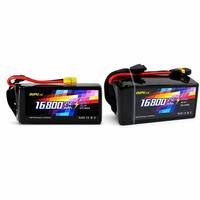Baterai LiPo 16800mAh 25C 6S 12S Multi Cell Isi Ulang untuk UAV Pertanian, Drone Industri, Pesawat RC, Helikopter