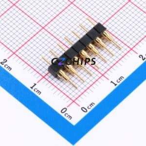 BBS-107-G-A Pin Header Through hole Component (THT),P=2.54mm Connector 2.54mm Round Pin Through Hole Single Row - Product Image 1