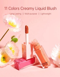 Colorete líquido personalizado Carol Rosy, mezcla mate sin parabenos, tinte rosa, crema de embalaje, aerógrafo antiadherente, rubor, maquillaje facial - Product Image 5