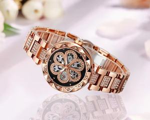 Best-Selling Gift Women's Fully Automatic <b>Mechanical</b> <b>Watch</b> Sapphire Crystal Alloy Case Folding Clasp-Stylish Stainless Steel - Product Image 3
