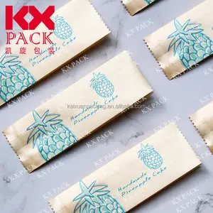 Factory Food Grade Custom Pineapple Fancy Matt Pearlized BOPP Glossy Plastic Cake Roasting Packing Bag Packaging For Bakery