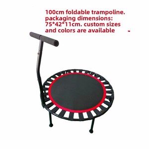 Trampolino Elastico Pieghevole da 40 Pollici in Polipropilene per Uso Domestico, Letto Elastico per Bambini e Adulti, <span class=keywords><strong>Mini</strong></span> Trampolino da Interno - Product Image 2
