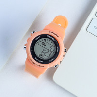 Montre de sport tendance pour femmes, montres numériques à LED, bracelet en silicone rose, montres électroniques, horloge pas chère, Reloj Mujer