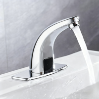Nouveau Design Robinet Automatique Intelligent à Capteur, Mitigeur Sans Contact Haut de Gamme Infrarouge pour Lavabo de Salle de Bain