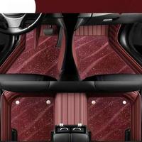 Universal 2026 para Honda, Ford, BMW, Audi, Benz, etc. Alfombrilla de Coche de Cuero de Doble Capa con Diseño de Estrella y Cobertura Total