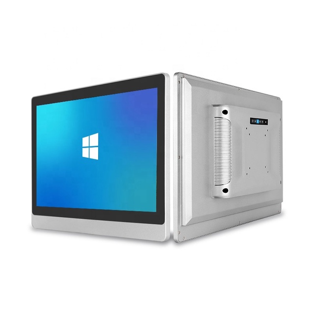 Wall hanging 21.5 inch led lcd monitors display screen for computer kiosk tv information checking desk