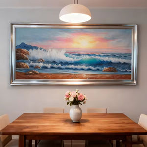 <span class=keywords><strong>ภาพ</strong></span>วาดสไตล์ฮิต DIY <span class=keywords><strong>ภาพ</strong></span>วิวทะเล <span class=keywords><strong>ภาพ</strong></span>วาดสีน้ำมันนามธรรมบนผ้าใบ - Product Image 3