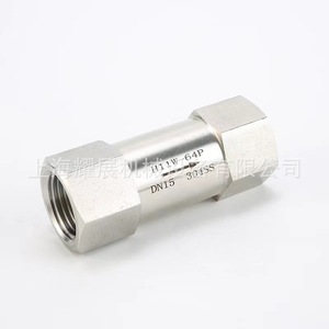เช็ควาล์วแบบแยกส่วนสแตนเลส 304,เกลียวใน, ทางเดียว, ซีลแบบอ่อน, 4 นาที DN15 - Product Image 5