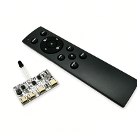 Kit de circuit imprimé LED RGB 5V DIY avec télécommande IR, bande LED dimmable et batterie pour l'artisanat en bois, boîte cadeau et ambiance lumineuse