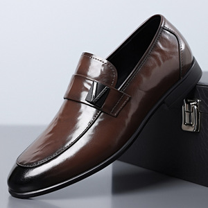 Mocassins Penny en Cuir Véritable Noir pour Hommes, Chaussures Habillées Décontractées à Enfiler, Semelle Confortable Antidérapante pour le Bureau et les Mariages - Product Image 2