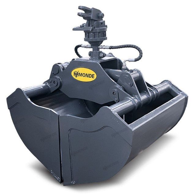 MONDE Excavator Clamshell Grab Hydraulic Clamshell Bucket Rotary Clamshell Grab Bucket Horizontal Cylinder