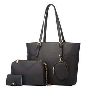 Mới thời trang trẻ em túi công suất lớn bốn mảnh đặt vai duy nhất Crossbody Tote xô túi ví ví - Product Image 4