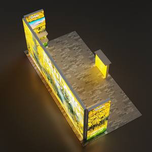 Fabric Expo <b>Stand</b> 2.5x2.5m Tension SEG Counter <b>Shelf</b> One Pack - Product Image 6