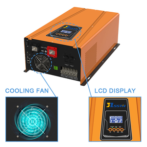 Onduleur pour installation solaire, 6000W, 48V vers <span class=keywords><strong>220V</strong></span>, 6000W, onde sinusoïdale Pure, chargeur sans fil - Product Image 3