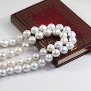 10-11มม. นิวเคลียสเอดิสัน AA + สีขาวน้ำจืดธรรมชาติคุณภาพสูงไข่มุกบาร็อคไข่มุกแท้ - Product Image 4