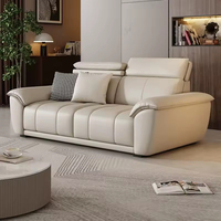 Canapé moderne de luxe pour salon, ensemble de canapés modulaires, meubles d'intérieur, forme en L, canapé inclinable paresseux 2 ou 3 places, designs de fauteuils inclinables en cuir