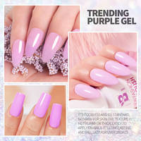BOZLIN Fournitures professionnelles pour gel à ongles 10 ml 24 couleurs Gel UV LED à faire tremper pour retirer le vernis à ongles en gel personnalisé avec étiquette privée Ensemble de vernis à ongles en gel