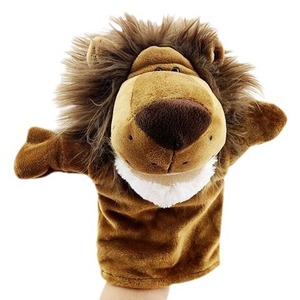 Animali pupazzi peluche simpatiche bambole di pezza giocattoli educativi per bambini leone elefante dinosauro scimmia bambola regalo animale marionetta da dito - Product Image 5
