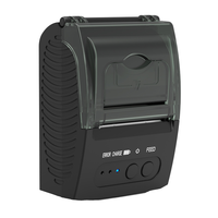 Printer Bill Mini Dot Matrix 58mm Grosir 203/300dpi 70mm/detik Hitam Putih Kertas Thermal Mobile dengan Antarmuka USB