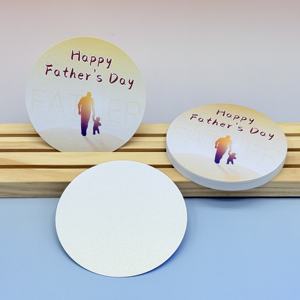 Custom Die Cut bentuk bulat Kartu Bisnis kertas Offset mewah dengan Hot Stamping untuk promosi dan penggunaan kantor - Product Image 6