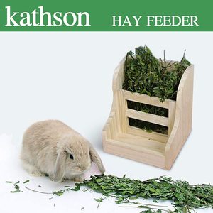 Mangeoire pour graines de maïs, distributeur de céréales en bois, support en bois, se fixe à l'arrière, pour lapin, cochon d'inde Chinchilla - Product Image 3