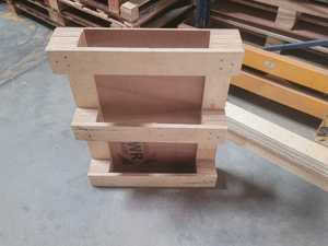 Palettes d'expédition en bois traitées thermiquement de taille personnalisée pour l'exportation, le stockage en entrepôt et la logistique - Product Image 4