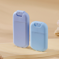 Bouteille de spray de désinfectant pour les mains ou de parfum de 30 ml avec impression de logo personnalisé, format carte de crédit