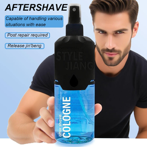 Loción para Después del Afeitado para Hombre, Marca Propia, 400 ml |   Cuidado Orgánico para la Barba, Gel en Spray Hidratante y Calmante con <span class=keywords><strong>Colonia</strong></span> - Product Image 1