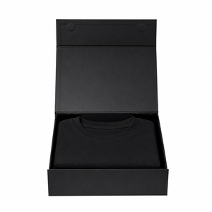 Custom Luxury Clothing Packaging Magnetic Gift Box Foldable Rigid Book Style Box with Logo for Fashion Brand Manufacturer - Product Image 1