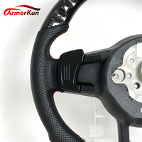 Volant en fibre de carbone personnalisé pour Volkswagen Golf 4 5 6 6r 7 7.5 8 MK 4 5 6 7 7.5 8 7 R GTI GTD GTE
