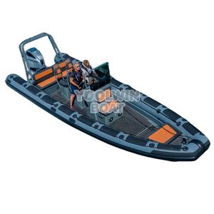 Bateau semi-rigide gonflable multi-usages à haute vitesse Yoolwin 760 pour la pêche, à usage commercial, à forte capacité de charge, à vendre - Product Image 3