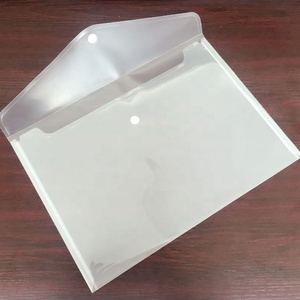 Văn Phòng Phẩm Không Thấm Nước A4 Kích Thước PP Snap Nút Tài Liệu Túi Tài Liệu Ví Túi Trong Suốt Của Tôi - Product Image 3