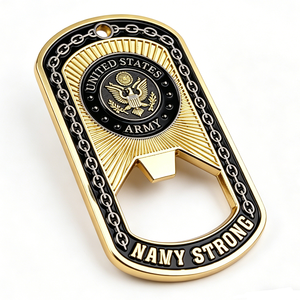 ที่เปิดขวดรูปป้ายห้อยคอ สลักลายธีมอินทรีและนางฟ้า แบบเคลือบเงา 3 มิติ ของที่ระลึกสำหรับวันพ่อและวันรับปริญญา - Product Image 3