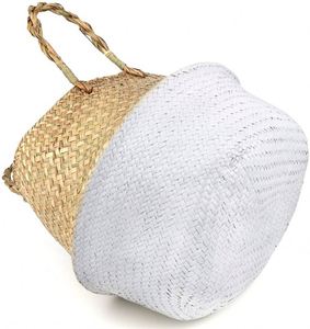 Thêm lớn XL cỏ biển giỏ xách tay quần áo cản trở 3 tầng đay dệt tường 2 phần giặt Túi tủ quần áo không gian lưu trữ - Product Image 3