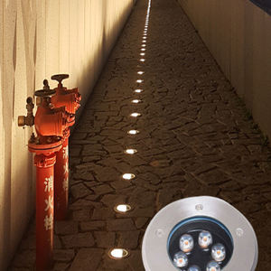 Galería Luces de tierra Bajo voltaje Seguro Cubierta empotrada Lámpara <span class=keywords><strong>enterrada</strong></span> Fuente de cilindro Lámparas subterráneas impermeables - Product Image 4