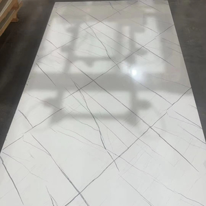 Luxe 4 * 8ft 3MM épaisseur UV marbre panneau mural étanche PVC mousse marbre feuille <span class=keywords><strong>de</strong></span> plastique <span class=keywords><strong>pour</strong></span> la maison et l'hôtel <span class=keywords><strong>pour</strong></span> chambre Hall - Product Image 1