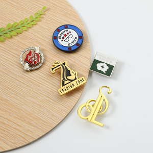 Custom Cambodia Brand Gold Pin Badge Shine <b>Silver</b> logo Name Plating <b>Scarf</b> Clothing Lapel Pin Badge Brooch Pin for Women - Product Image 4