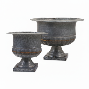 Macetas grandes de lujo para flores, macetas de Metal decorativas modernas para jardín y exteriores - Product Image 1