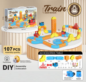 Set de Bloques de Construcción Magnéticos EPT, Juguete Educativo Montessori, Tren de Levitación Magnética Colorido - Product Image 2