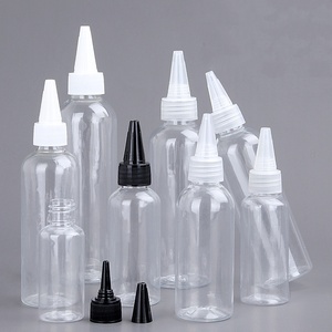 Good Quality 100ml 120ml 200ml 250ml <b>Squeeze</b> <b>Bottle</b> Transparent Oil <b>Bottles</b> Applicator <b>Bottle</b> for Hair - Product Image 3