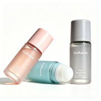 Individuelle Farbe & Bedruckung Ätherisches Öl Kosmetik 30ml 50ml Mattierte Roll-on Glasflaschen für Deodorant Parfüm-Verpackung